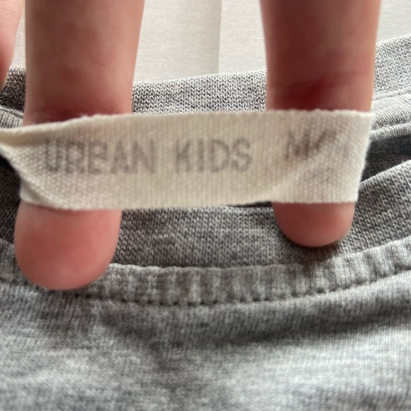 Urban Kids Grey Basic Tee - Picture 2 of 3